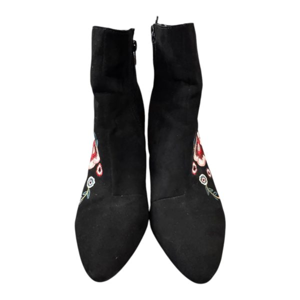 Boots Ankle Heels By Express In Black, Size:7 Cheap - Image 2