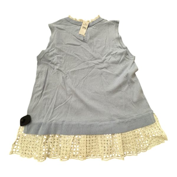 Top Sleeveless By Loft In Blue, Size:L For Cheap - Image 2