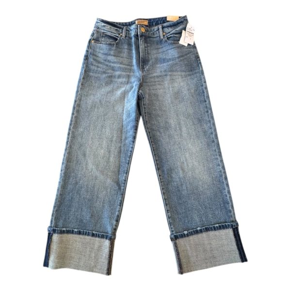 Jeans Wide Leg By Kut In Blue Denim, Size:6 Online now