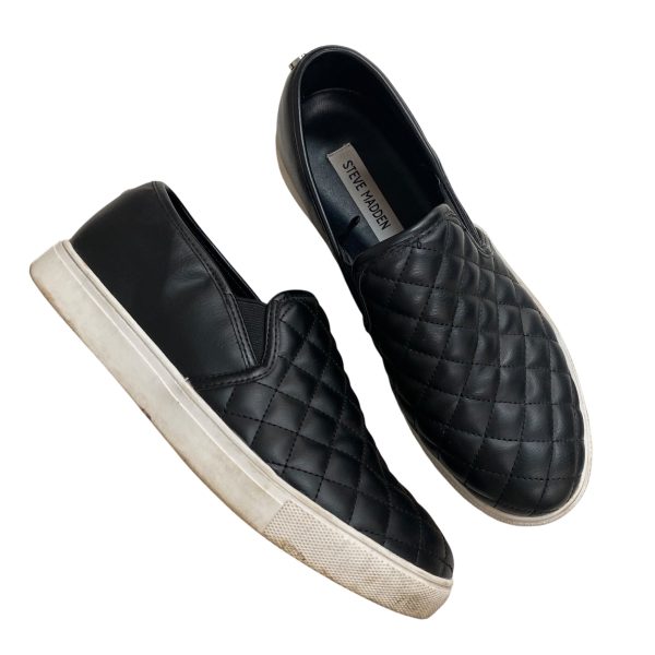 Shoes Flats By Steve Madden In Black, Size:9 For Cheap