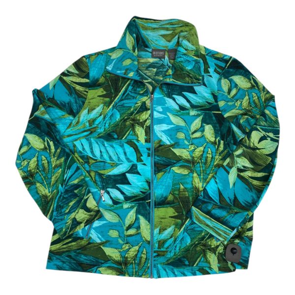 Jacket Other By Chicos In Blue & Green, Size:L Fashion