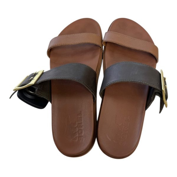 Sandals Designer By Sorel In Brown, Size:7 For Cheap - Image 2