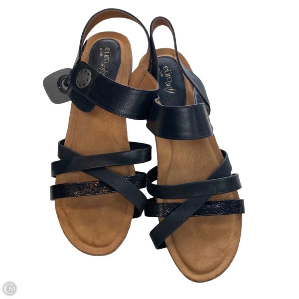 Sandals Flats By Sofft In Black, Size: 11 For Discount