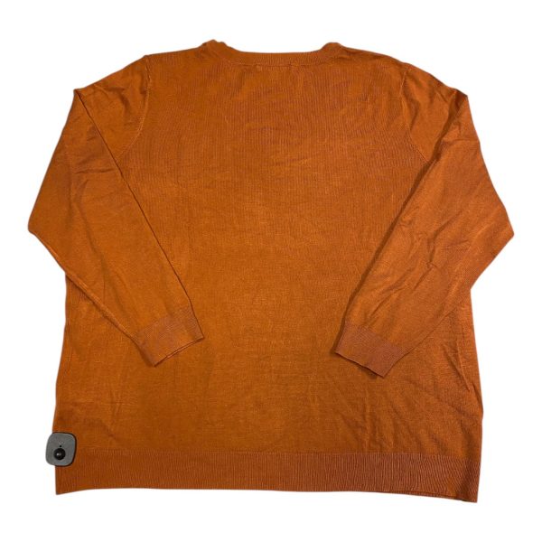 Sweater By Dr2 In Orange, Size:3X Online now - Image 2