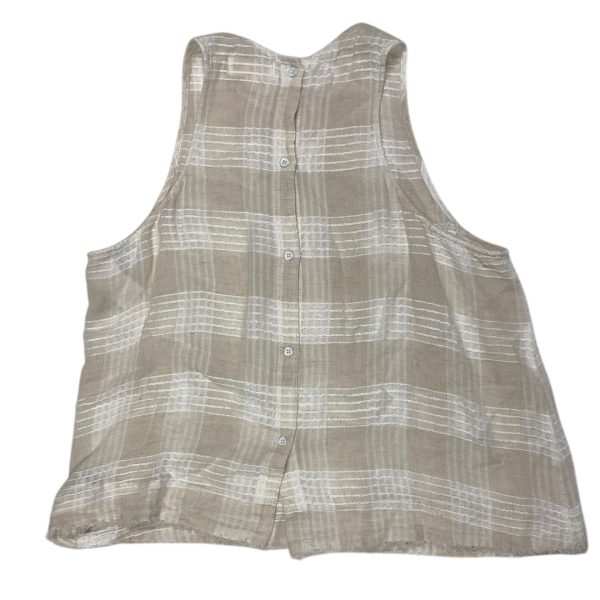 Top Sleeveless By Cloth & Stone In Tan, Size:M Online Hot Sale - Image 2
