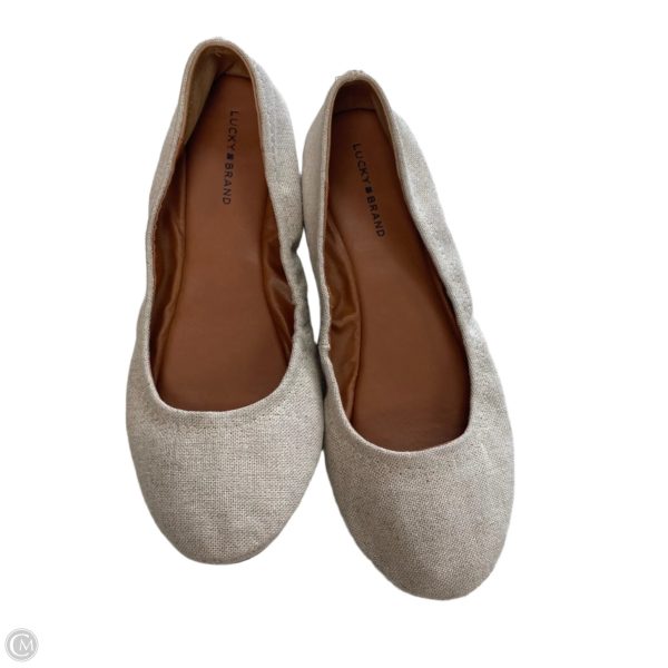 Shoes Flats By Lucky Brand In Tan, Size: 8.5 Online now