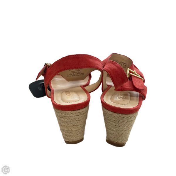 Sandals Heels Wedge By Cmc In Red, Size: 8.5 For Sale - Image 4
