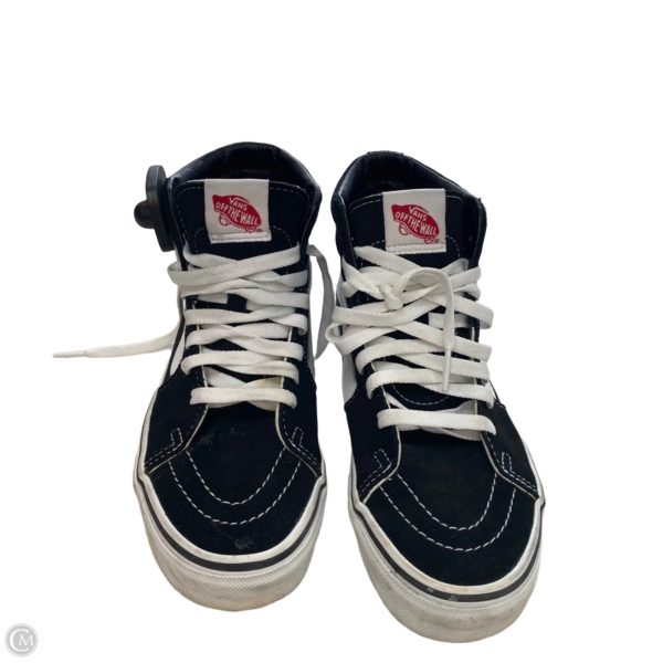 Shoes Sneakers By Vans In Black & White, Size: 7 For Cheap - Image 2