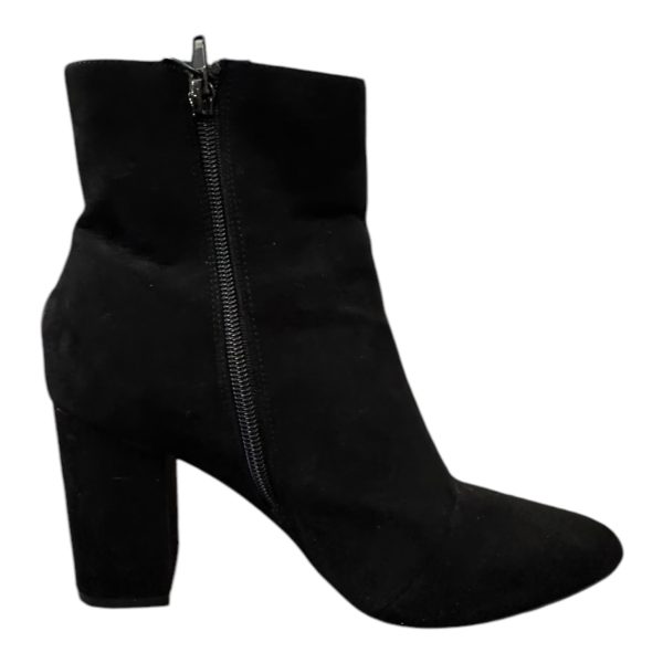 Boots Ankle Heels By Express In Black, Size:7 Cheap