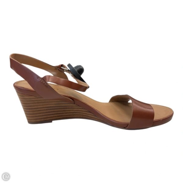 Sandals Heels Wedge By Franco Sarto In Brown, Size: 8 For Sale - Image 2