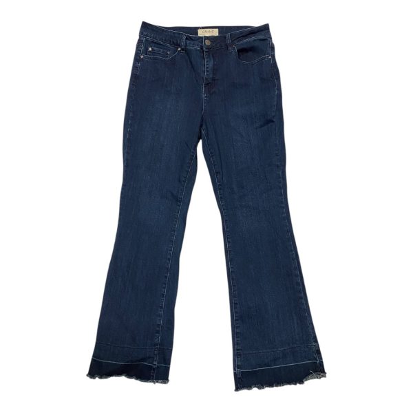 Jeans Boot Cut By Charlie B In Blue Denim, Size:10 Sale