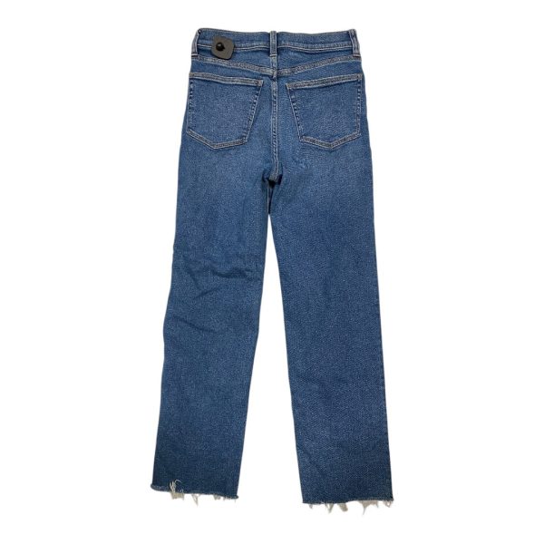 Jeans Straight By J. Crew In Blue Denim, Size:4 Online Sale - Image 2