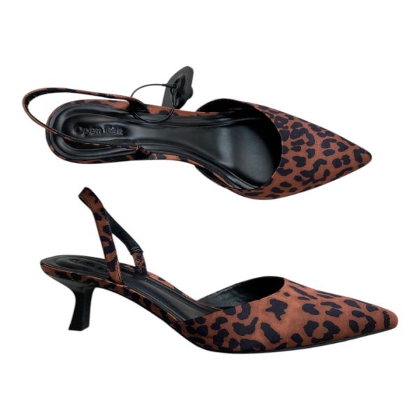 Shoes Heels Kitten By Open Edit In Animal Print, Size: 9 Online Sale