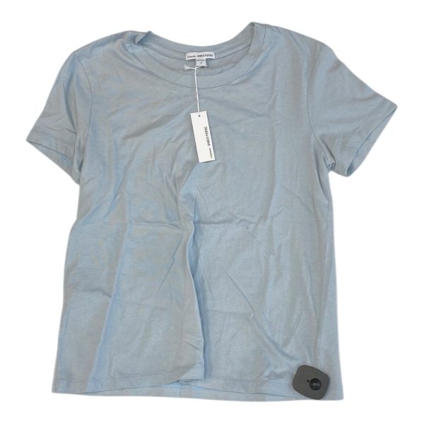 Top Ss Basic By James Perse In Blue, Size:2 Hot on Sale