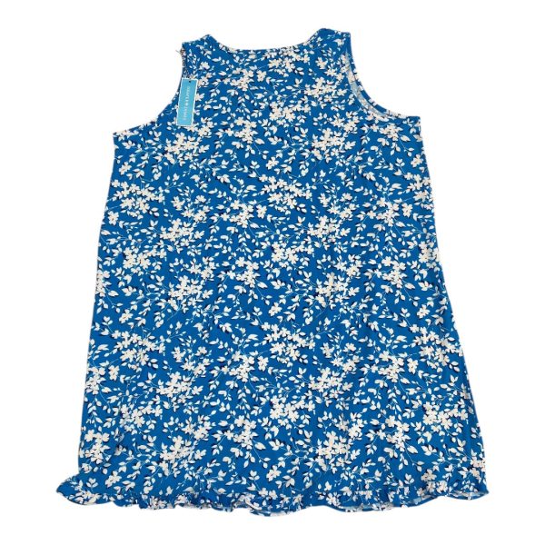 Dress Casual Short By Draper James In Blue & White, Size:Xxl Online - Image 2