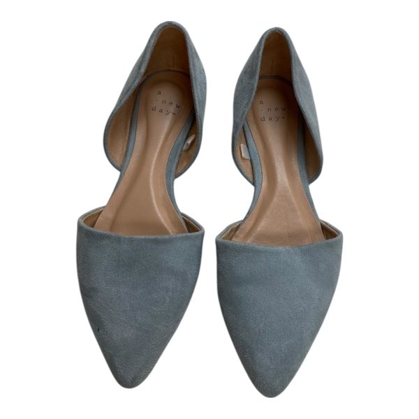 Shoes Flats By A New Day In Blue, Size:6.5 Discount - Image 2