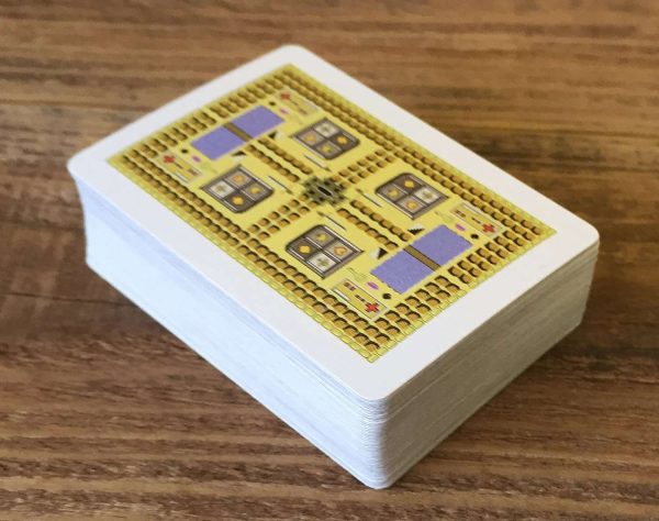 8- Bit Gold Mini Playing Cards Cheap - Image 4