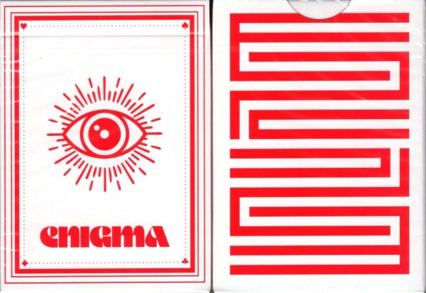 Enigma Red Playing Cards USPCC Online now