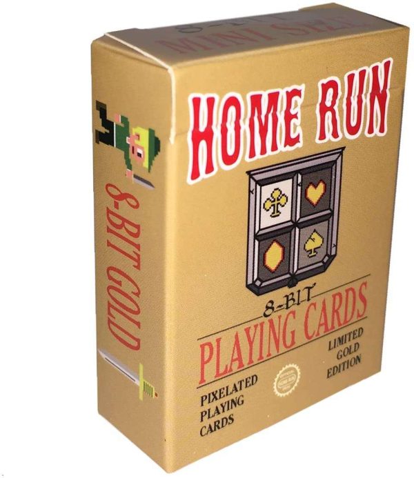 8- Bit Gold Mini Playing Cards Cheap - Image 5